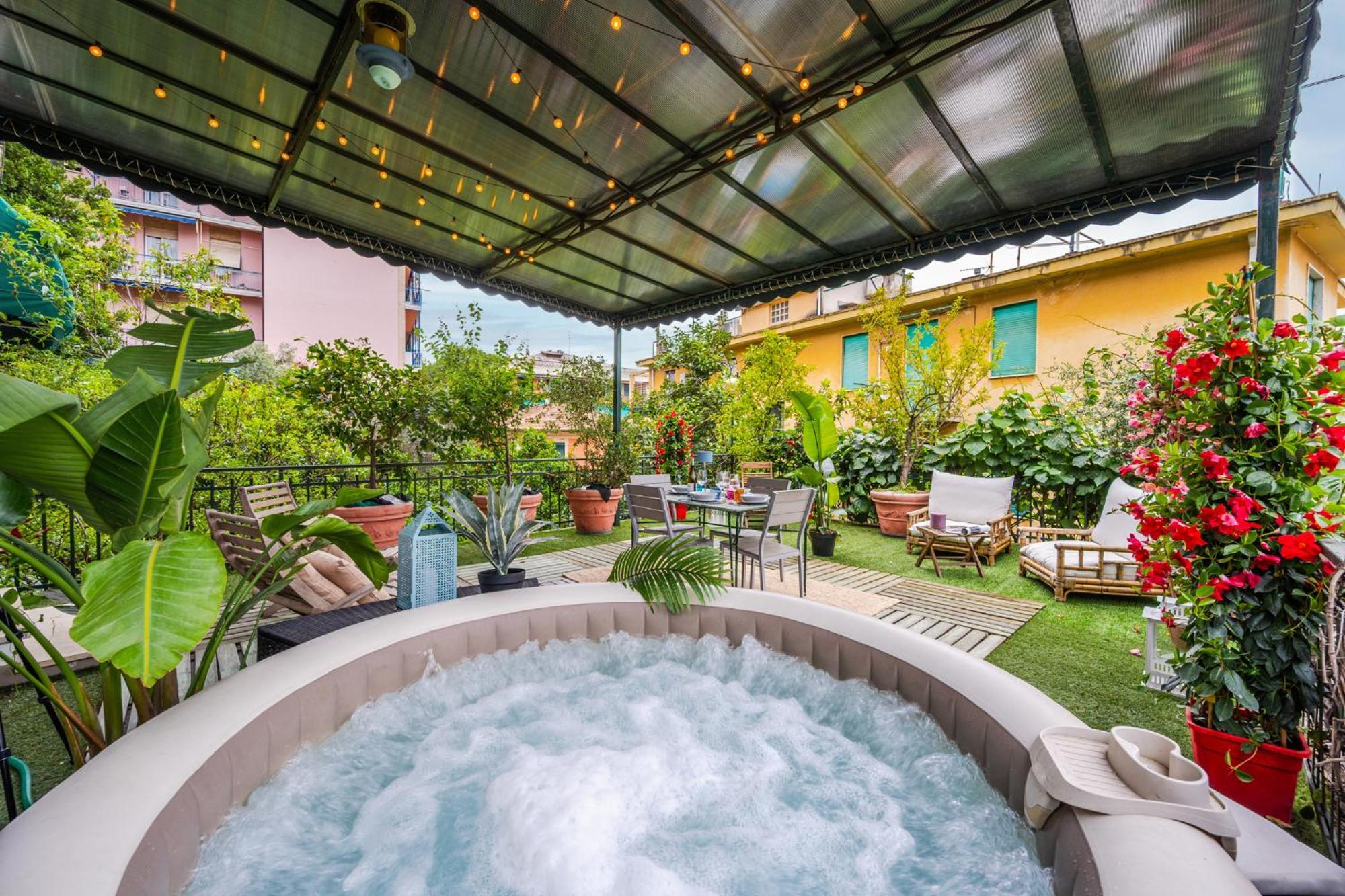 Terrazza Portofino Splendido Appartamento Con Piscina Idromassaggio - Parcheggio Gratis サンタ・マルゲリータ・リグレ エクステリア 写真